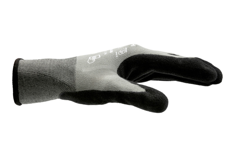 Gestrickter Schutzhandschuh mit Softflex-Beschichtung in einer Packung von 6 Stück.