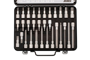 Steckschlüssel 1/2 Zoll Sortiment/Set-STESHSL-SORT-1/2ZO-TX/6KT/XZN-31TLG     Verpackungsinhalt    1 Einheit