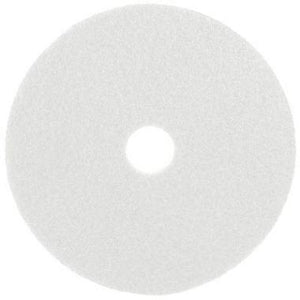 Weiße 480mm Schaumstoff-Polierscheibe mit zentralem Loch.