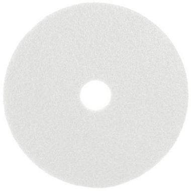 Weiße 480mm Schaumstoff-Polierscheibe mit zentralem Loch.