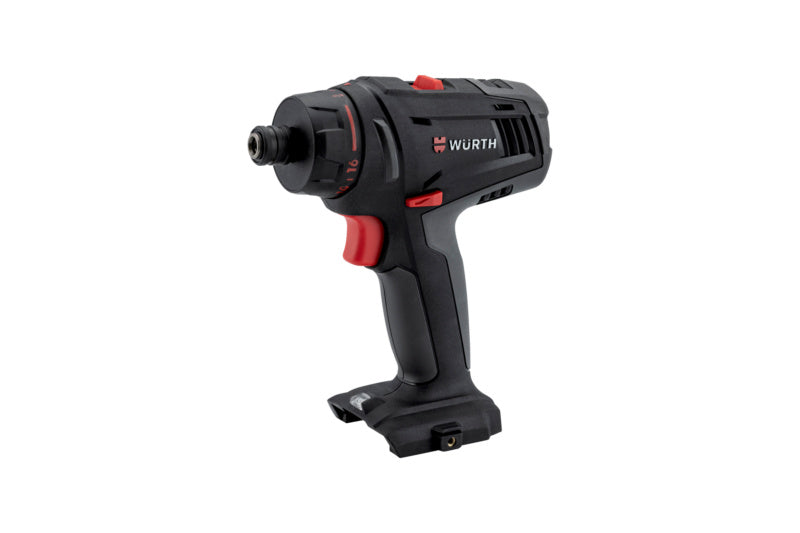 Kompakter Akku-Schrauber mit ergonomischem Griff und integriertem Akku.