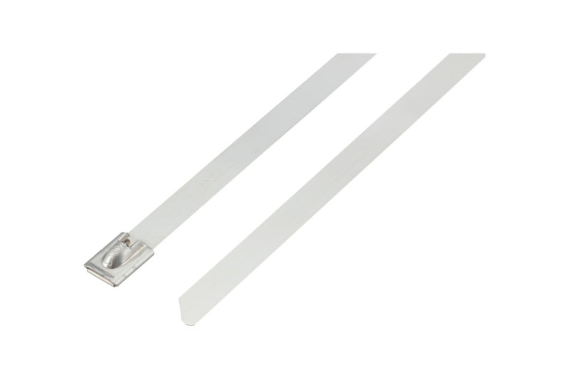 Edelstahlverbindungselemente in AISI 304, 7,9x201 mm, verpackt in 50 Einheiten.