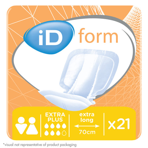 iD Form Extra Plus Inkontinenzwindeln Größe 3, Extra Lang, Orange