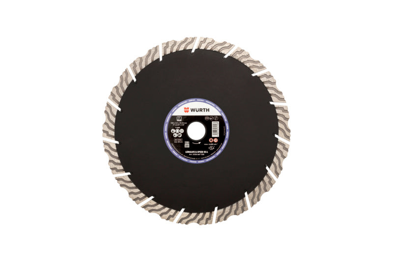 Diamanttrennscheibe TSHB DIA LS mit hochwertigem Diamantbelag und innovativer Segmentgeometrie.