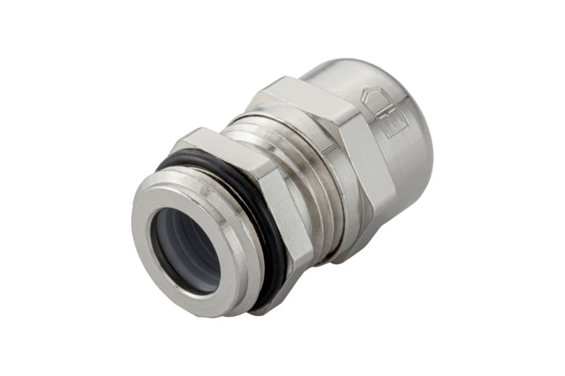 Kabelverschraubung metrisch KBLVSHR MS aus Messing mit Dichtung und Zugentlastung für Elektrotechnik.