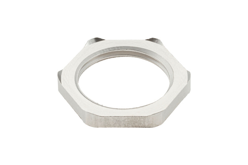 Gegenmutter metrisch MU-6KT-MS-(E2J) aus korrosionsbeständigem Material mit metrischem Gewinde.