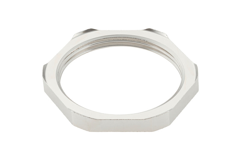 Metallische Gegenmutter mit metrischem Gewinde und sechskantigem Design für industrielle Anwendungen.