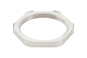 Gegenmutter metrisch MU-6KT-MS-(E2J) aus korrosionsbeständigem Material mit metrischem Gewinde.