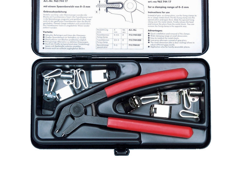 Fixierklammerzange Sortiment/Set