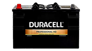 Duracell Professional DP110L VP 1 unit battery with a cylindrical shape and label.