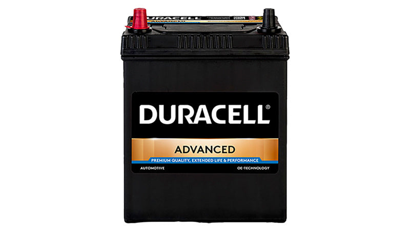 Duracell Advanced DA40L battery pack with a sleek design and clear label.