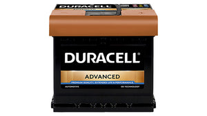 STARTBATT Duracell Advanced DA50 battery pack with one unit displayed.