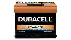 STARTBATT Duracell Advanced DA62H VP battery unit in black and orange packaging