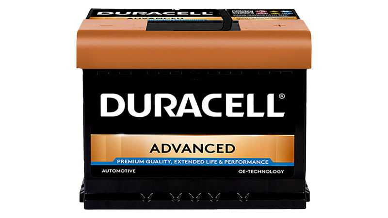 STARTBATT Duracell Advanced DA62H VP battery unit in black and orange packaging