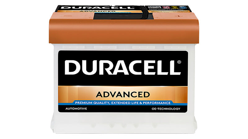 A STARTBATT Duracell Advanced DA63H VP battery pack with one unit visible.