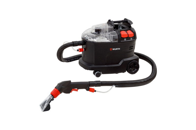 Kompakter Waschsauger Elektro-SPREXTRAKTIONGER mit Sprühextraktion und Heißwasserfunktion in Weiß.