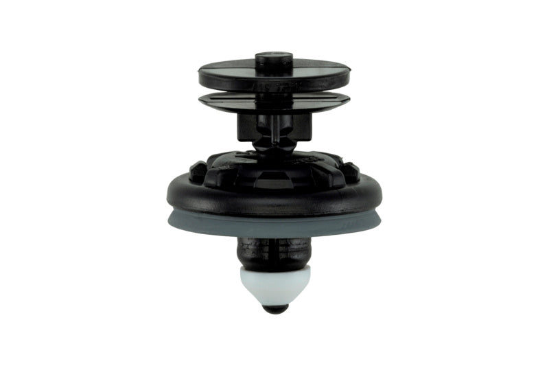 Schwarzer INVERKLDCLIP für VW und Audi, 100 Stück Verpackung sichtbar.