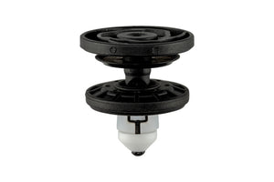 A pack of 25 clips measuring 21.45 x 23.4 mm in a neutral color.