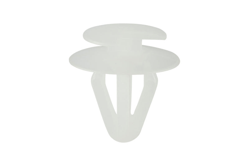 Weißer Kunststoff-Stopfen für Honda mit Clip, 25 Stück im Set.