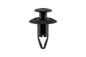 Schwarzer Schraubniet passend für Datsun und Nissan Fahrzeuge.