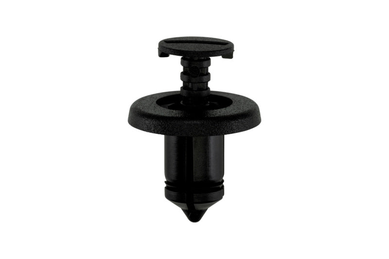 Black screw rivets in a pack of 25 units for Renault vehicles.