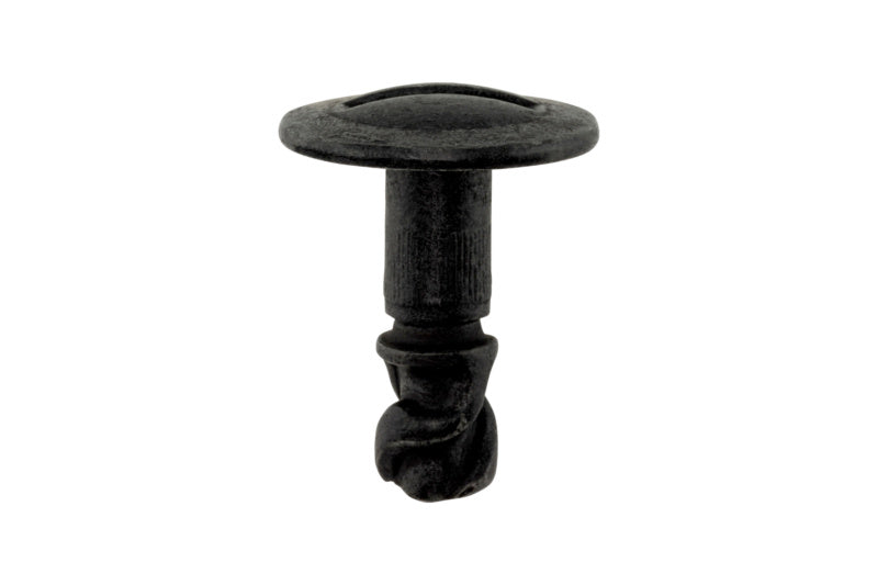 Schwarzer Audi Drehverschluss mit den Maßen 7x21 Millimeter, 25 Stück im Set.