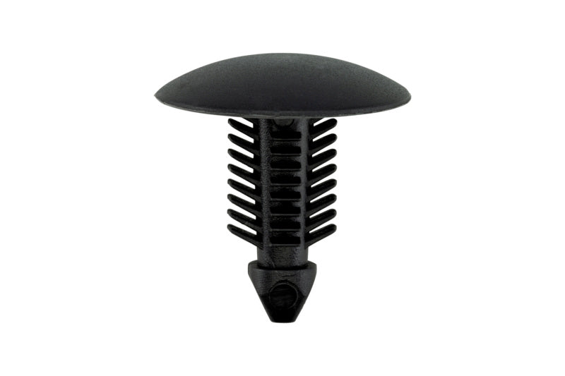 Schwarzer Tannenbaumclip aus PA6 für 8-9 mm Durchmesser, 25 Stück pro Packung.