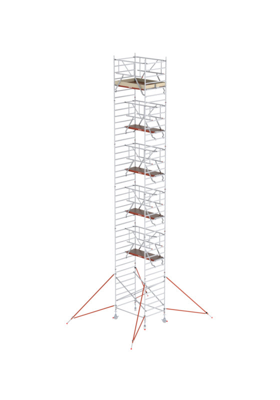 Klapp- und Rollgerüst-TOWER-PROTECT-180/120-11,2M     Verpackungsinhalt    1 Einheit