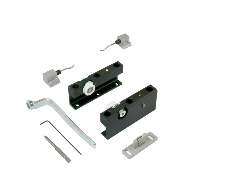 Schiebetürbeschlag für Zimmertüren mit robustem, schlankem Design und einfacher Montage