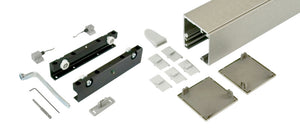 Schiebetürbeschlag für Zimmertüren, robust, modern und einfach zu installieren.