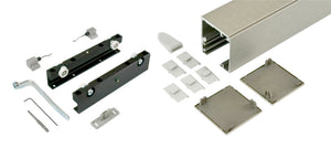 Schiebetürbeschlag für Zimmertüren mit robustem Design und einfacher Montage.