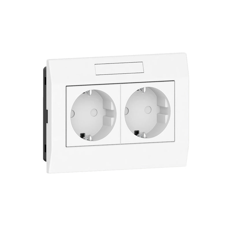 STEDO-16A-250V-FRONTRASTEND-R9010-2FACH