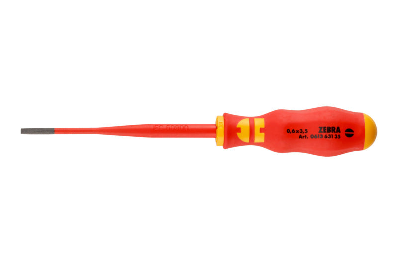 Schraubendreher VDE Schlitz-SHRDRH-VDE-SZ-SLIM-0,6X3,5X100MM     Verpackungsinhalt    1 Einheit