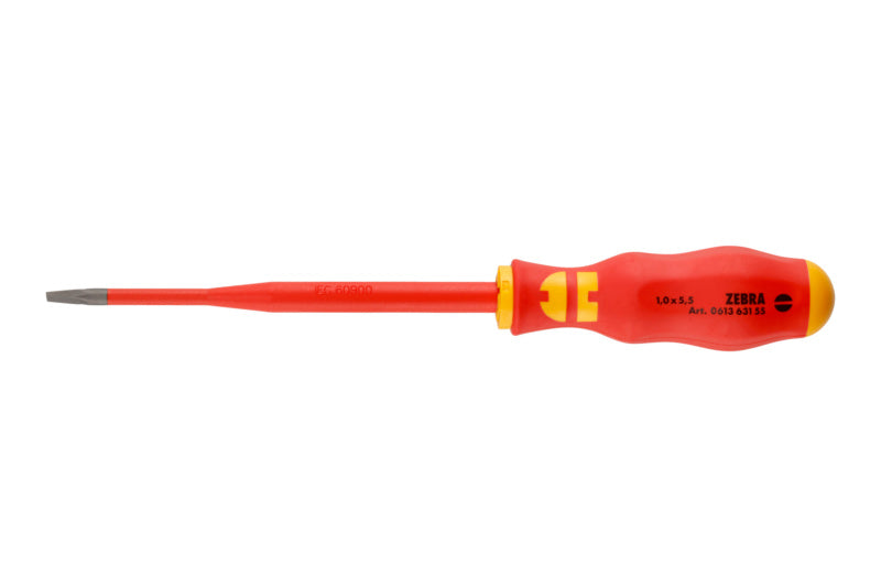 Schraubendreher VDE Schlitz-SHRDRH-VDE-SZ-SLIM-1,0X5,5X125     Verpackungsinhalt    1 Einheit