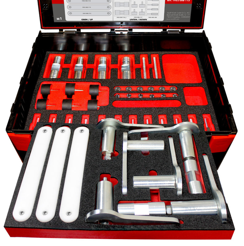 Batterie-Hubtischwagen Zubehör- ADAPT-ZB-SET-27TLG-KOFF     Verpackungsinhalt    1 Einheit