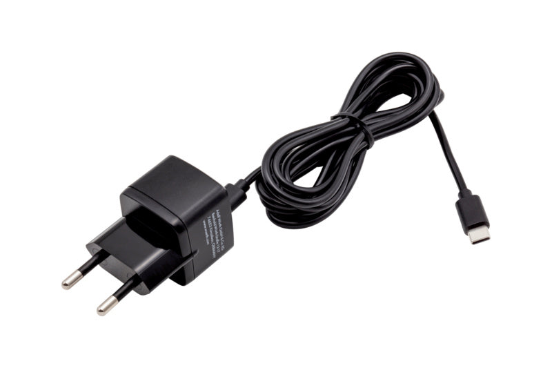 USB Type-C power adapter with a 20W output and EU plug design.