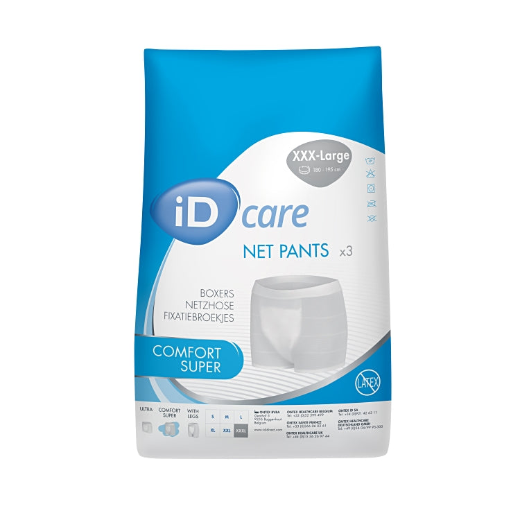 iD Care Net Pants Comfort Super in Größe 3XL, 3er Pack.