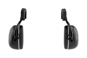 Kapselgehörschutz mit gepolsterten Ohrmuscheln und verstellbaren Kopfbügeln für optimalen Tragekomfort.