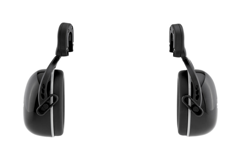 Kapselgehörschutz mit gepolsterten Ohrmuscheln und verstellbaren Kopfbügeln für optimalen Tragekomfort.