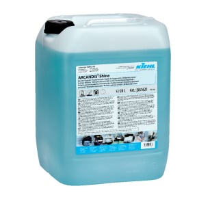 20L Kanister von Arcandis Shine, ein Reinigungsmittel mit Ausgießer für einfache Anwendung.