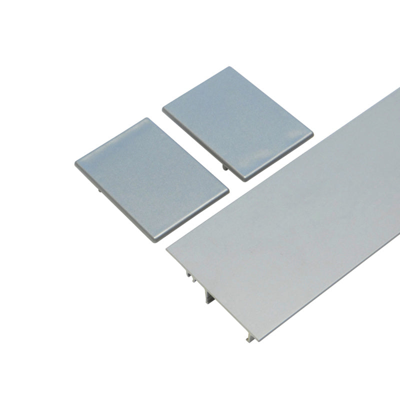 Schiebetürbeschlag in elegantem Silber-Finish, ideal für Zimmertüren und einfache Montage.