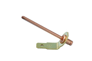 Black fastening rivets, 6.3x0.8 mm size, packaged in a box of 50 units.