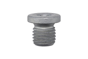 Ten metal labels with a 12x1.5mm size for marking purposes.