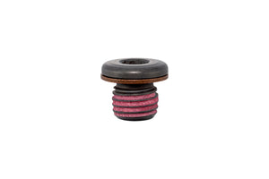 Black rubber sealing rings, 10 units, for M8x1mm fittings.
