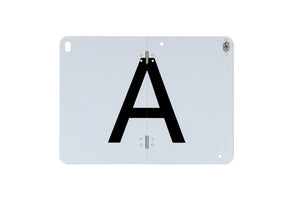 Weißer klappbarer Abfallbehälter mit den Maßen 400x300 mm für sichere Entsorgung.