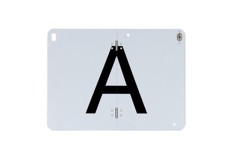 Weißer klappbarer Abfallbehälter mit den Maßen 400x300 mm für sichere Entsorgung.