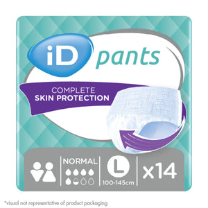Inkontinenzsysteme -iD Pants Normal, Gr.L, grau, 14 St/Btl.