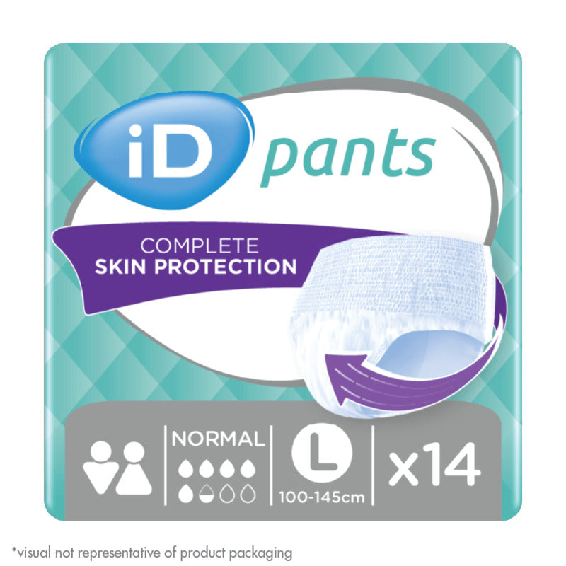 Inkontinenzsysteme -iD Pants Normal, Gr.L, grau, 14 St/Btl.