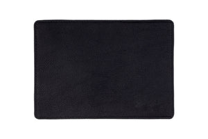 Schwarze unbedruckte Mappe für KFZ-Dokumente, Classic-Design, 50 Einheiten sichtbar