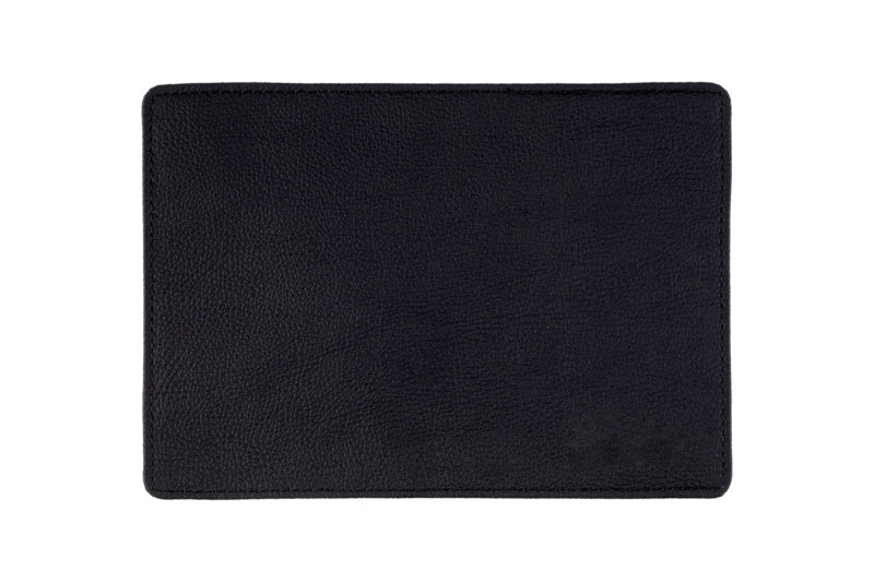 Schwarze unbedruckte Mappe für KFZ-Dokumente, Classic-Design, 50 Einheiten sichtbar